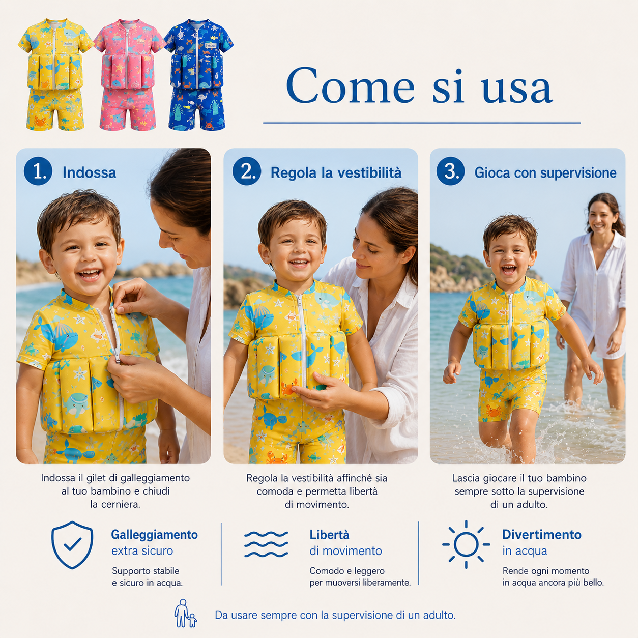 Floatino™ - Il costume da bagno per bimbi 🌊